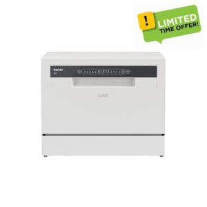 Candy Table Top Dishwasher CP 6E51LW-80 - White - 6 Place Settings            [Energy Class E]