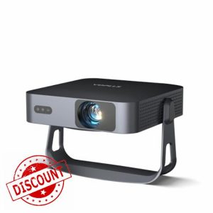 【Netflix Officially & Thinnest Design】Mini Projector 4K with Auto Focus & Keystone