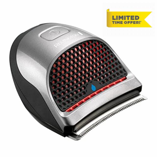 Remington Quick Cut Hair Clippers with 9 Comb Lengths Curved Blade for Rapid Hair Trimming Detailing with Storage Pouch - HC4250