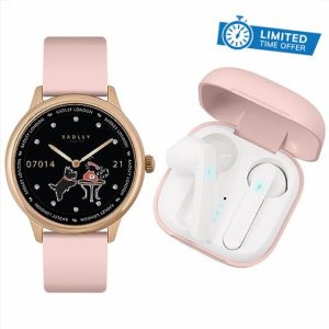 Radley Smart Series 19 Smart Cobweb Calling Watch with True Wireless Earbuds RYS19-2154-TWS