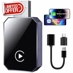 Wireless CarPlay Adapter 2025 Upgraded for iPhone - 5G Bluetooth 5.0