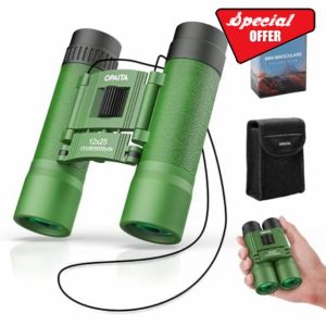 12x25 Binoculars for Adults High Power - OPAITA Compact Small Binoculars for Kids with Large View for Bird Watching Stargazing Hunting Cruise Ship Travel Hiking Opera
