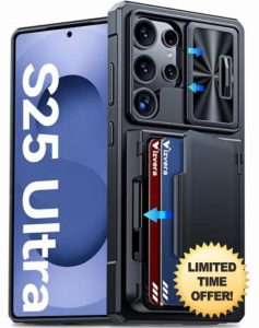 Vizvera for Samsung Galaxy S25 Ultra Case Wallet