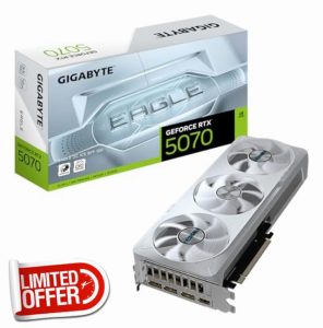 Gigabyte GeForce RTX 5070 EAGLE OC ICE SFF 12G Graphics Card - 12GB GDDR7