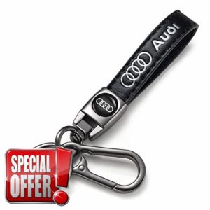 Leather Car Keychain