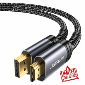JSAUX DisplayPort to HDMI Cable