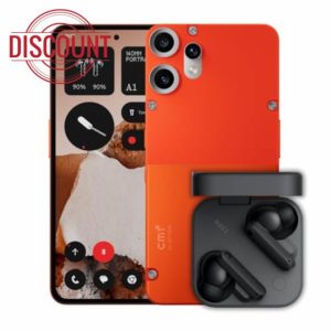 CMF Phone 2 Pro 128GB Orange – Unlocked 5G Smartphone with 50MP Camera + CMF Buds 2 (Dark Grey)