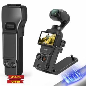 AMAZEAR Magnetic Mount Stand and Gimbal Lens Protective Cover Combo for DJI Osmo Pocket 3