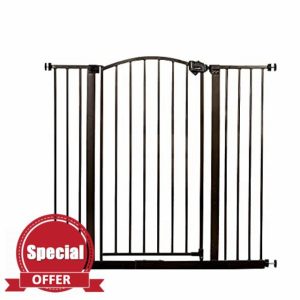 Regalo Easy Step Extra Tall Arched Décor Walk Thru Baby Gate