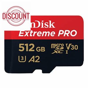 SanDisk 512GB Extreme PRO microSDXC card + RescuePro Deluxe