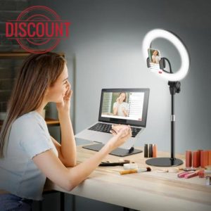 Ring Light with tripod Stand & Phone Holder