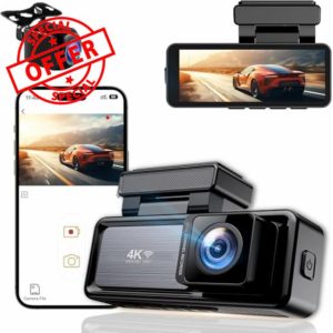 4K+1080P DUAL Dash Cam Front and Rear