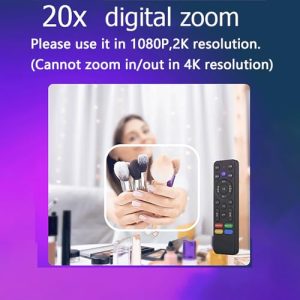 2-in-1 Magnetic Webcam with Remote Control