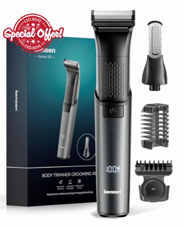 Kensen 2in1 Manscape Intimate 2.0 Body Hair Trimmer Men