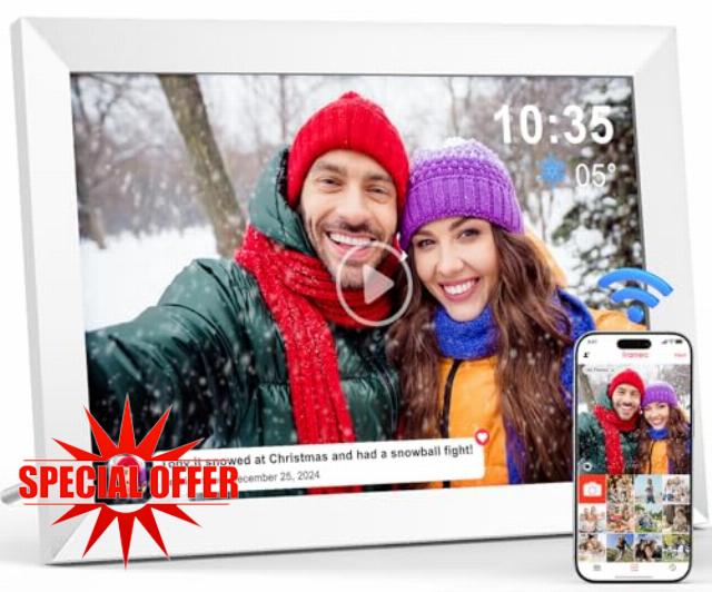 Digital Photo Frame WiFi 10.1 Inch