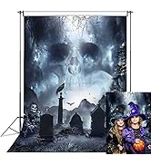 Scary Halloween Backdrop for Photography 7x5FT Halloween Eve Backdrops for Parties Gloomy Devil P...