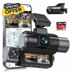 4K 3 Channel Dash Cam