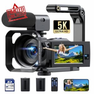 5K Camcorder Video Camera