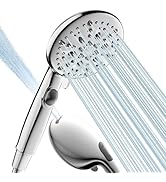 Cobbe Shower Head, High Pressure Shower Heads with 3 Modes, Water Saving Shower Heads, Large Powe...