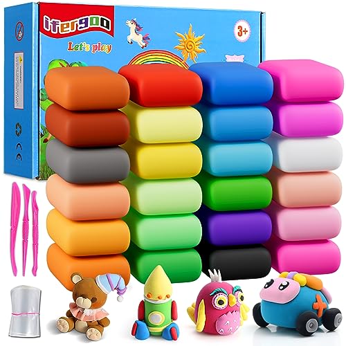 iFergoo 24 Colors Modeling Clay for Kids