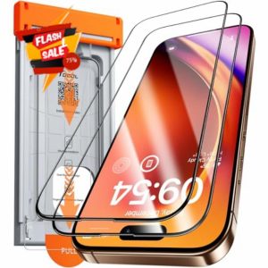 TOCOL 9H+ Glass for iPhone 16 Pro Screen Protector Zero Bubble
