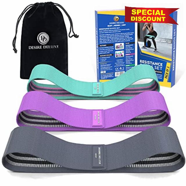 Desire Deluxe Resistance Bands Set for Men and Women