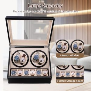 Multifunction Organized Watch Display 4+6 Storage
