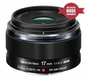OM SYSTEM M.Zuiko Digital 17 mm F1.8 II Wideangle Lens