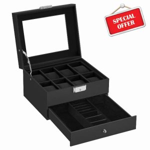 SONGMICS Watch Box