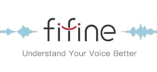 FIFINE USB Gaming Microphone Kit for PC PS5, Computer Condenser Microphone with RGB, Quick Mute, ...