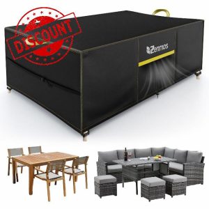 Zenmos Garden Furniture Covers Outdoor Waterproof with Air Vent