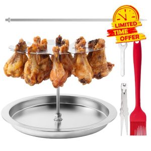 Chicken Vertical Skewer Stand - Chicken Leg Vertical Skewer Pan