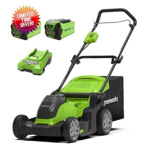 Greenworks 40V Cordless Lawnmower for Lawns up to 500m²