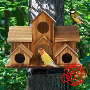 Wooden Bird Nesting Box