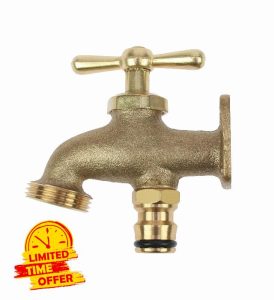 Darlac Take Anywhere Outside Tap - Solid Brass Outdoor Tap Compatible with Hose Fittings - Ideal Garden Tap for Allotments