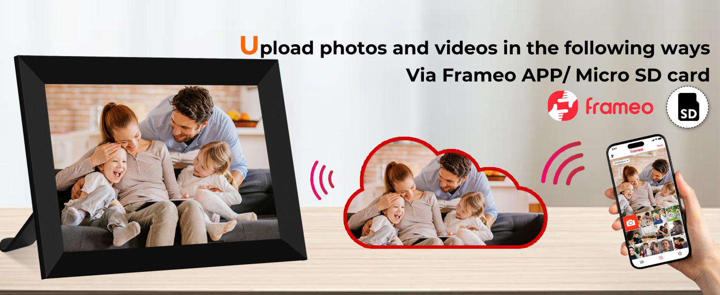 electric photo frame,frameo wifi digital photo frame 10.1 inch,digital photo-frame,picture frames