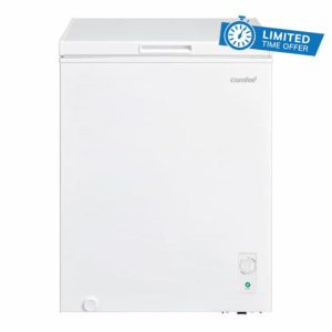 COMFEE' RCC146WH2UK(E) 143L Freestanding Chest Freezer with Digital Temperature Control