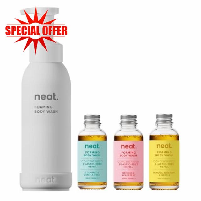 Neat Eco-Friendly Foaming BodyWash (+ 3 Refills)