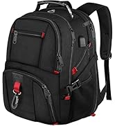 MATEIN Travel Laptop Backpack, Large Expandable Rucksack 15.6 Inch with USB Charging Port, Anti T...