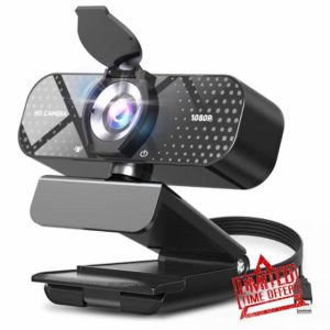 TRAUSI 1080P HD Webcam with Microphone