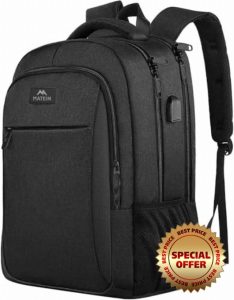 MATEIN Black Backpack