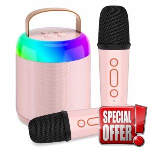 Onihan Karaoke Machine for Kids with 2 Microphones
