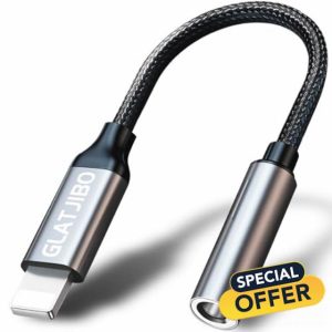 GlatJiBo Headphone Jack Adapter for iPhone