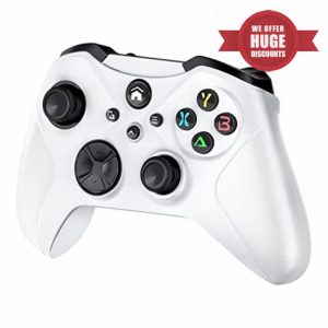 FOIRCEADAL [Need to Upgrade White Wireless Controller for X-One S/X XBOX PC with WiFi/Programming/Vibration/3.5 mm Audio/Turbo/6-Axis Gyroscope Compatible Xbox Series S/X/Android/iOS