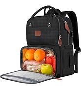 MATEIN Ladies Laptop Bags for Women Stylish, Leather Laptop Handbag with Laptop Compartment Desig...