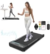 Mobvoi Home Treadmill Plus 3 in 1 Folding Treadmill Walking Pad 2.5HP Compact Under Desk Running ...