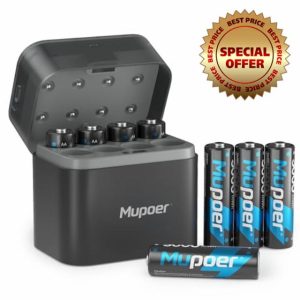 Rechargeable Battery AA with Hybrid Charger