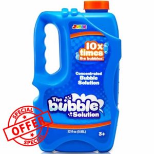 JOYIN Toy 0.95 Litre CONCENTRATED Bubble Solution Refill (up to 9.5 Litre)– Premium BIG Bubble Mixture for Bubble Machine