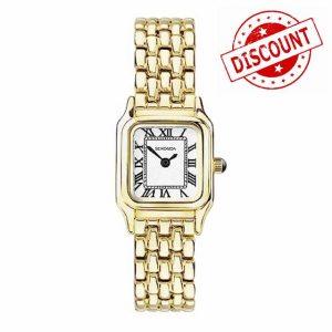 Sekonda Monica Ladies 20mm Quartz Watch in White with Roman Numerals