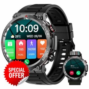 Military Smart Watch for Men(Answer/Make Calls)